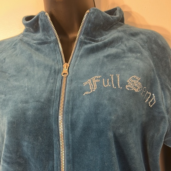 NELK BOYS, FULL SEND, BLUE, VELOUR TRACKSUIT, TOP SIZE M, BOTTOM SIZE SM - Picture 5 of 16